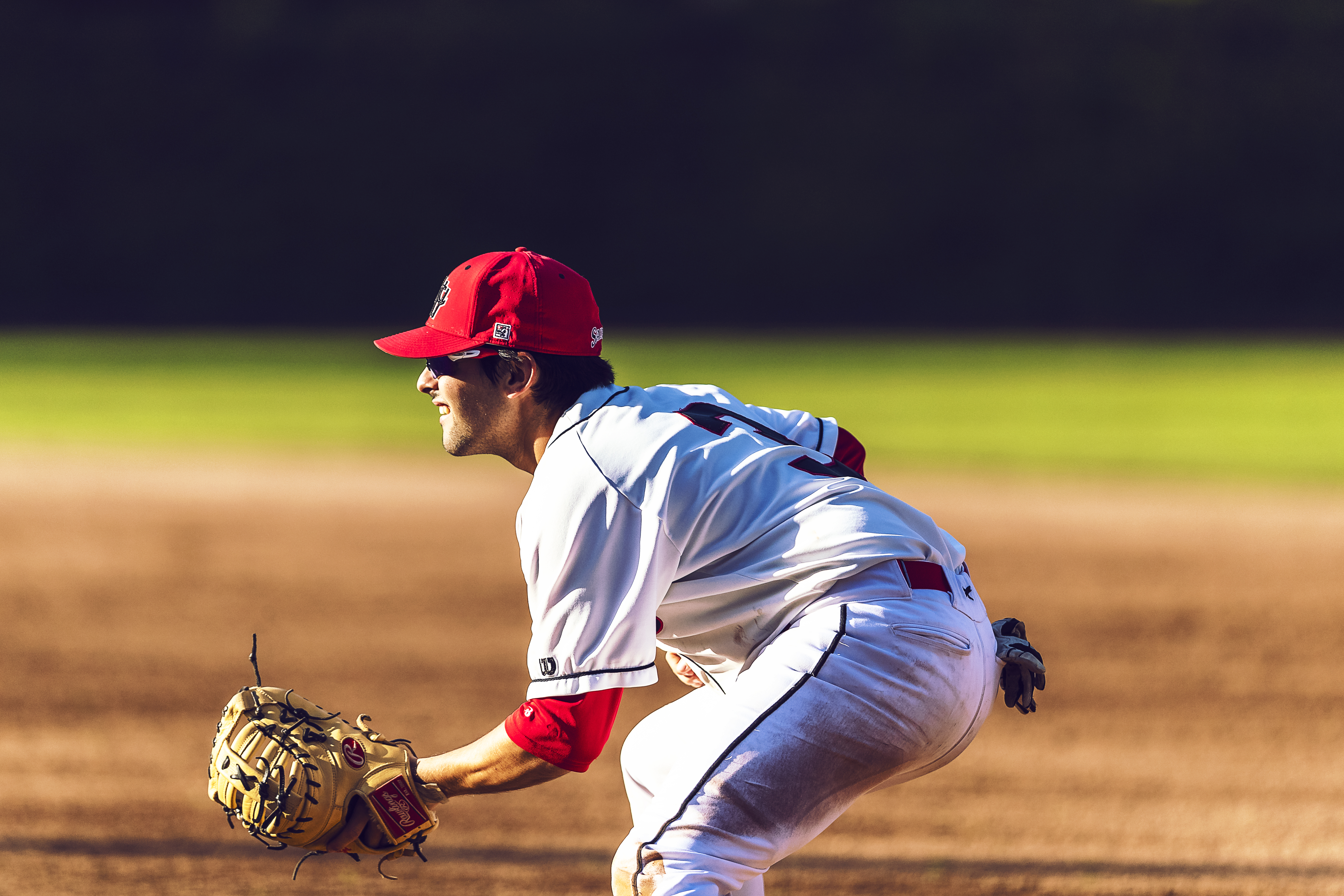 Saint in-fielder ready to catch and run